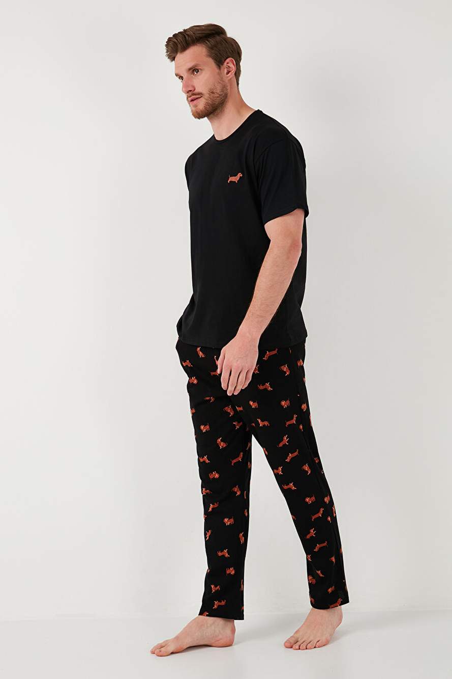 Buratti Pamuklu Regular Fit Kısa Kollu Pijama Takımı Erkek PİJAMA TAKIMI 6572012 — Product image 3 of 7