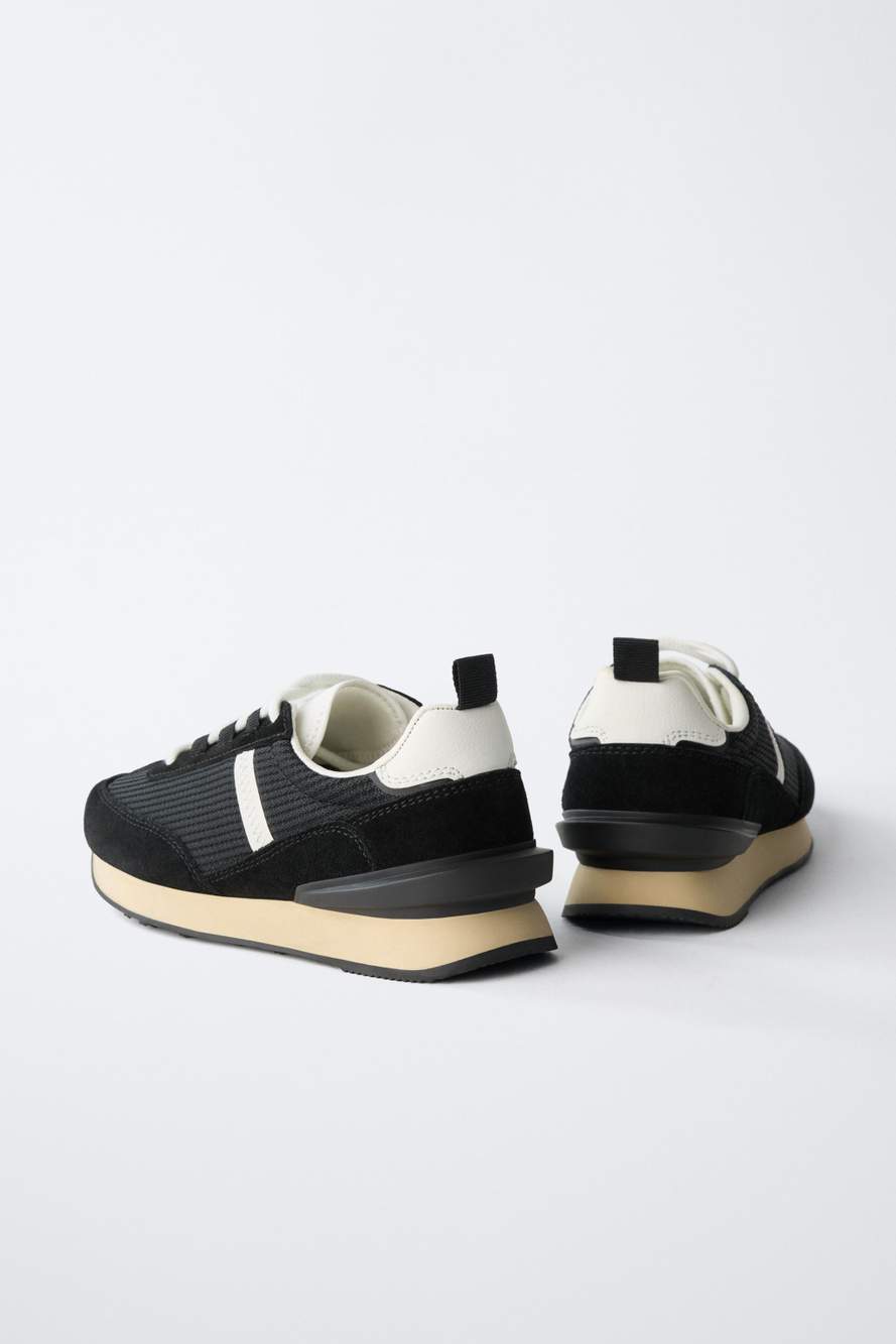 SPLIT SUEDE TRAINERS — Product image 6 of 8