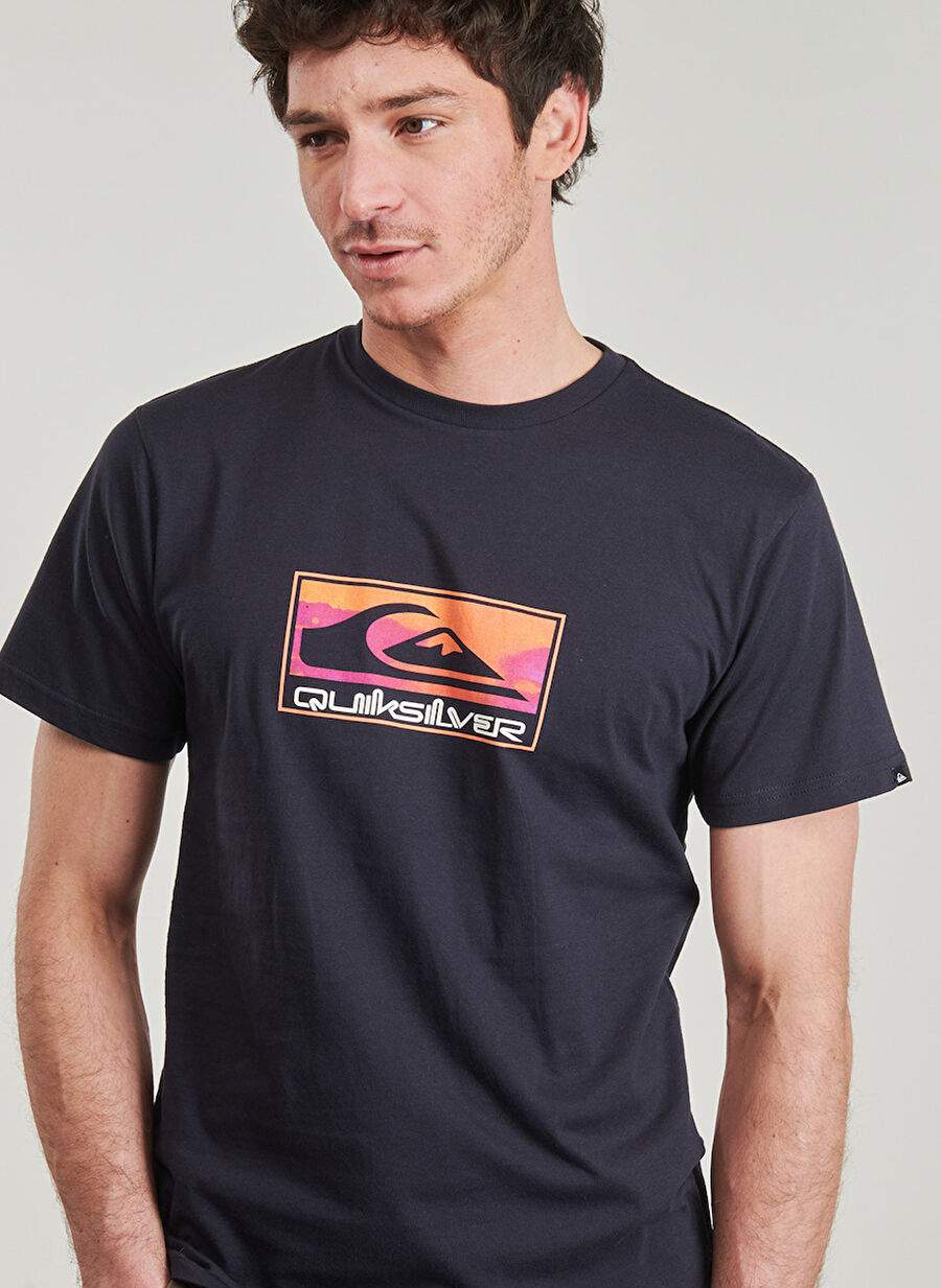 Quiksilver Navy House Gradent Box Ss Men's T Shrt Eqyzt08045 — Product image 3 of 5