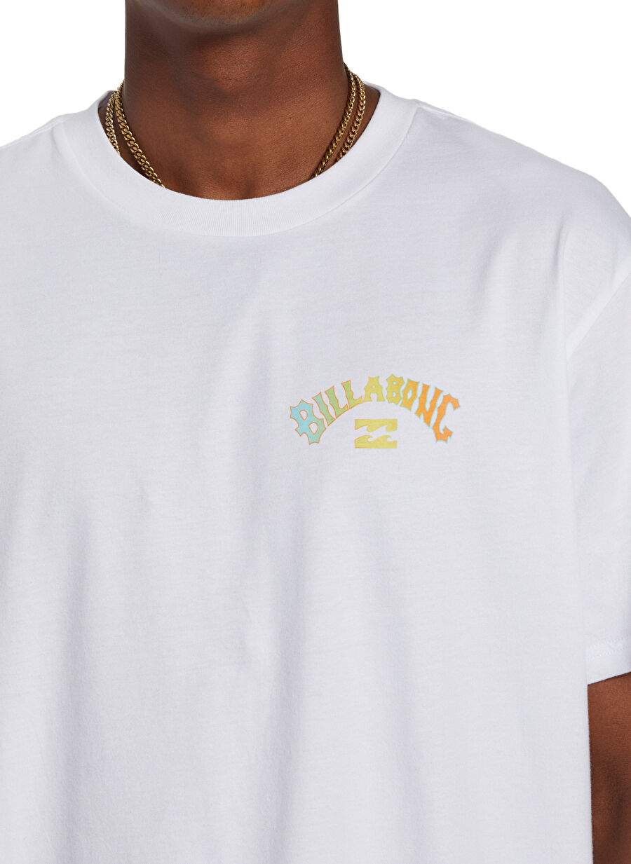 Billabong Abyzt02256 Arch Fill Tees Beyaz Regular Fit Desenli Erkek T Shirt — Product image 4 of 7