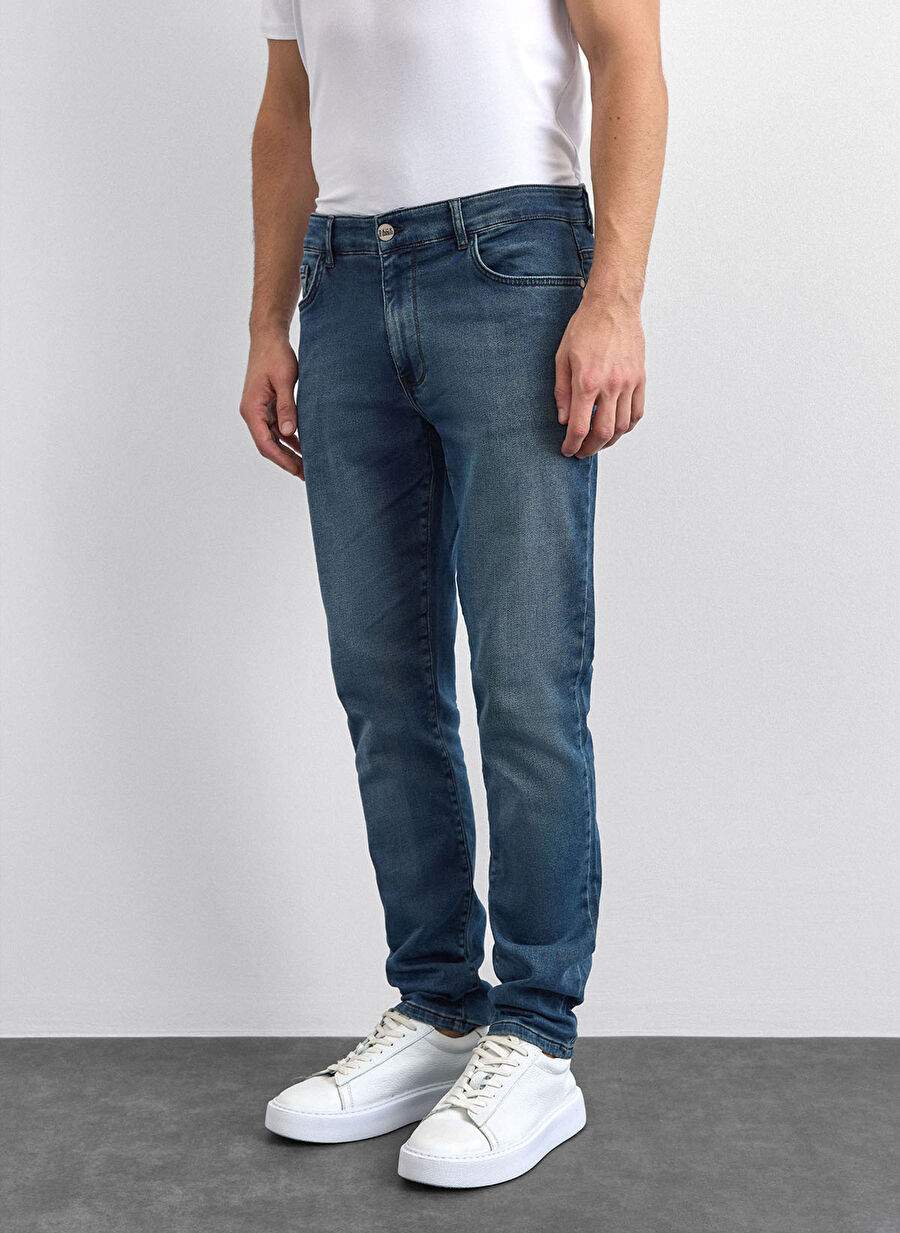 Back And Bond Lacivert Erkek Slim Fit Pantolon B35w35006 — صورة المنتج 3 من 6