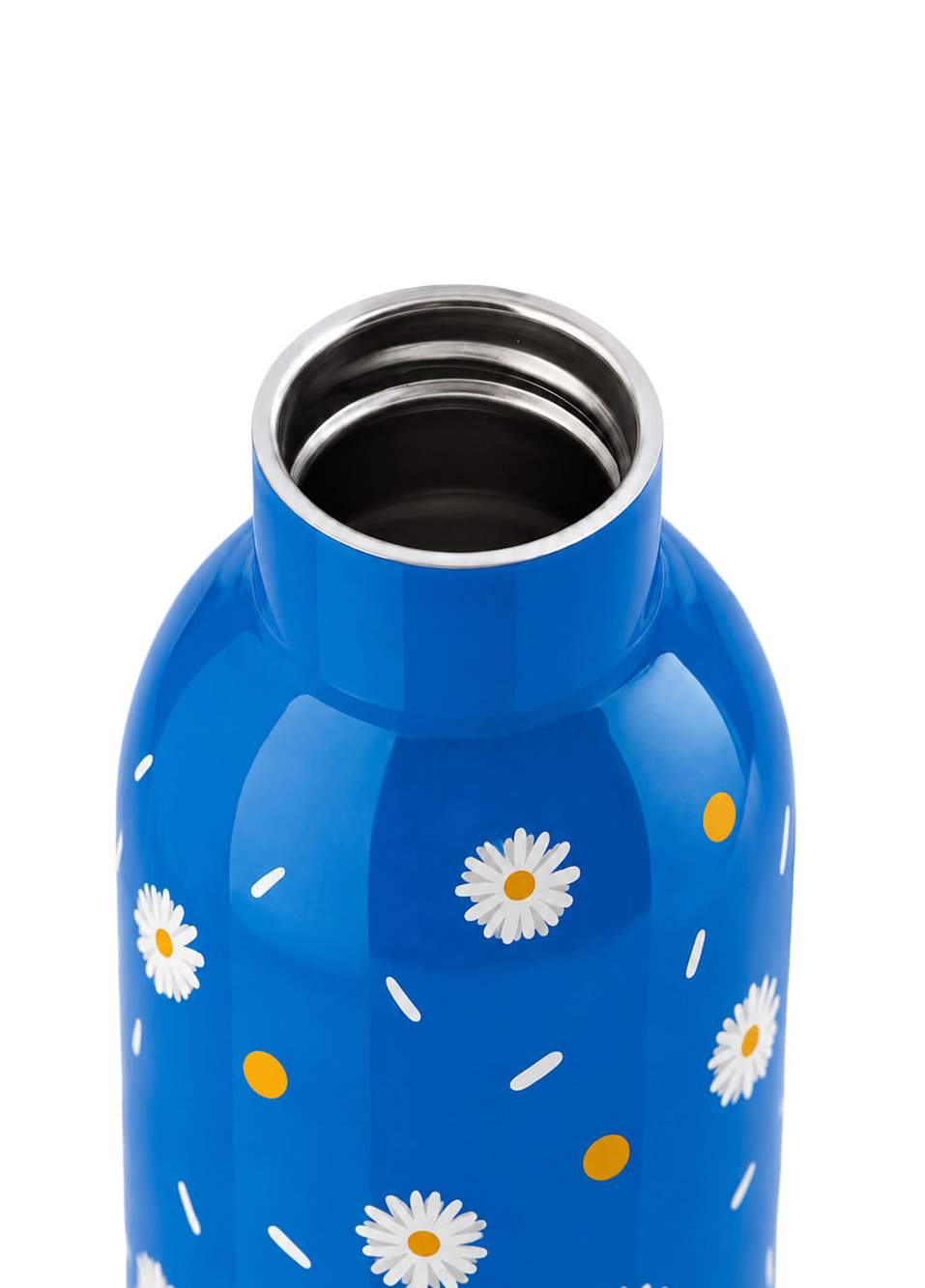 Daisy Dark Blue Steel Thermos 470 ml — صورة المنتج 4 من 6