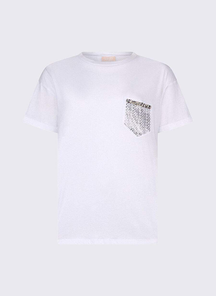 Beyaz Kadın %100 Pamuk T-Shirt WA6372JS923P9444 — Product image 5 of 5