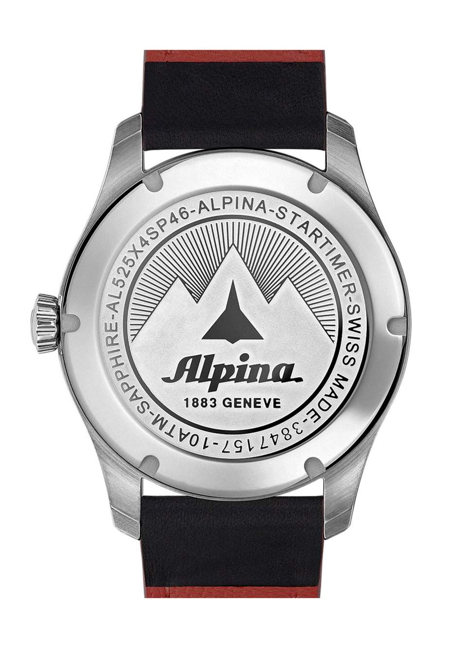 Startimer AL-525BBG4S26 Black Leather Men's Wristwatch — Product image 3 of 5