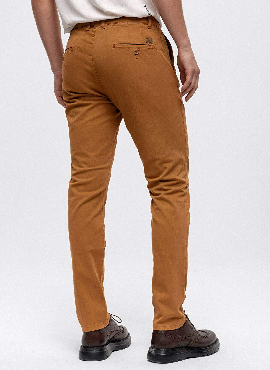Back and Bond Slim Fit Taba Men's Pants B33W32005 — صورة المنتج 5 من 6