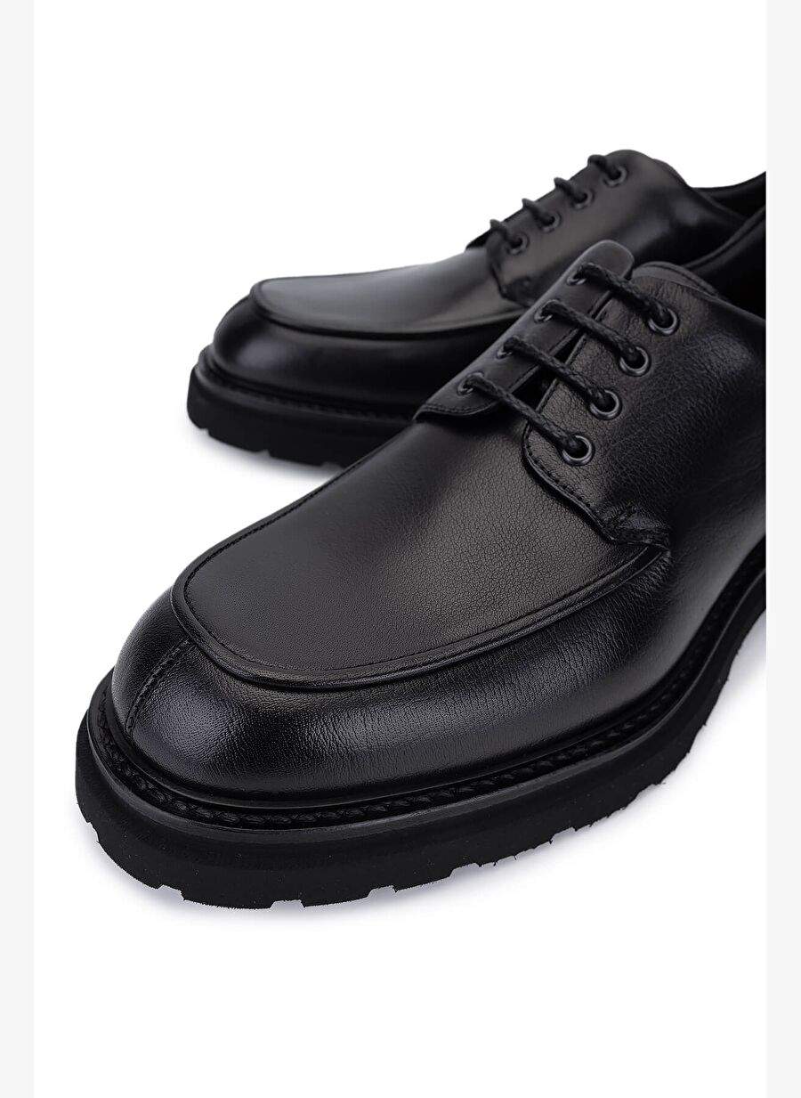 Rossi Erkek Hakiki Deri Siyah Casual Ayakkabı — Product image 3 of 5
