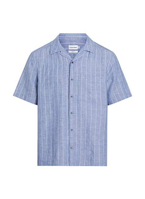 Calvin Klein Slim Fit Dugmeli Yaka Mavi Erkek Gomlek K10k112701c41