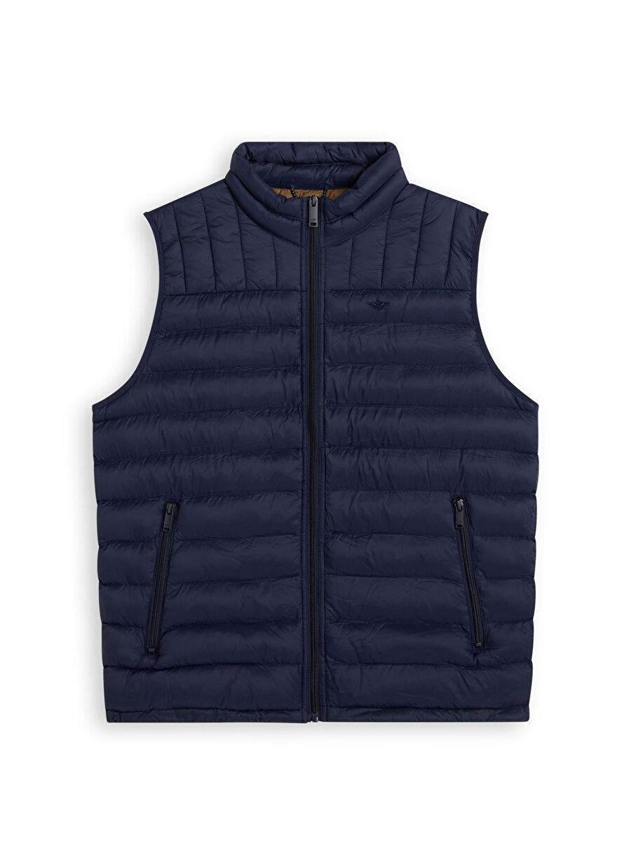 Dockers Regular Fit Mavi Erkek Packable Yelek A4093-0000 — صورة المنتج 5 من 10