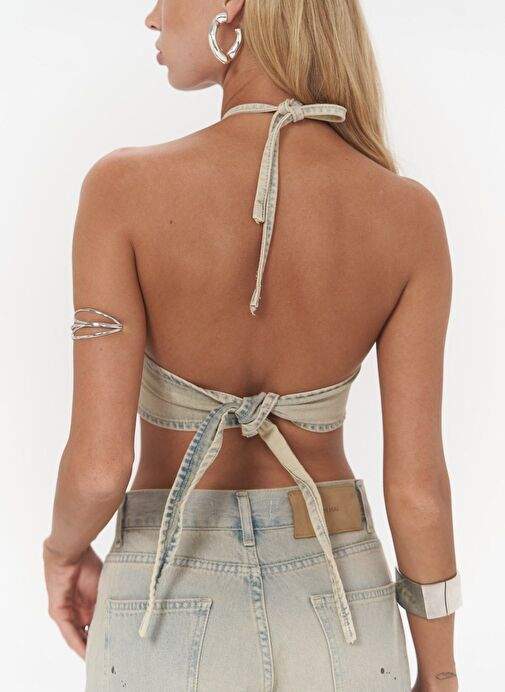 Seday Dirty Green Ucgen Kot Crop — Product image 18 of 35