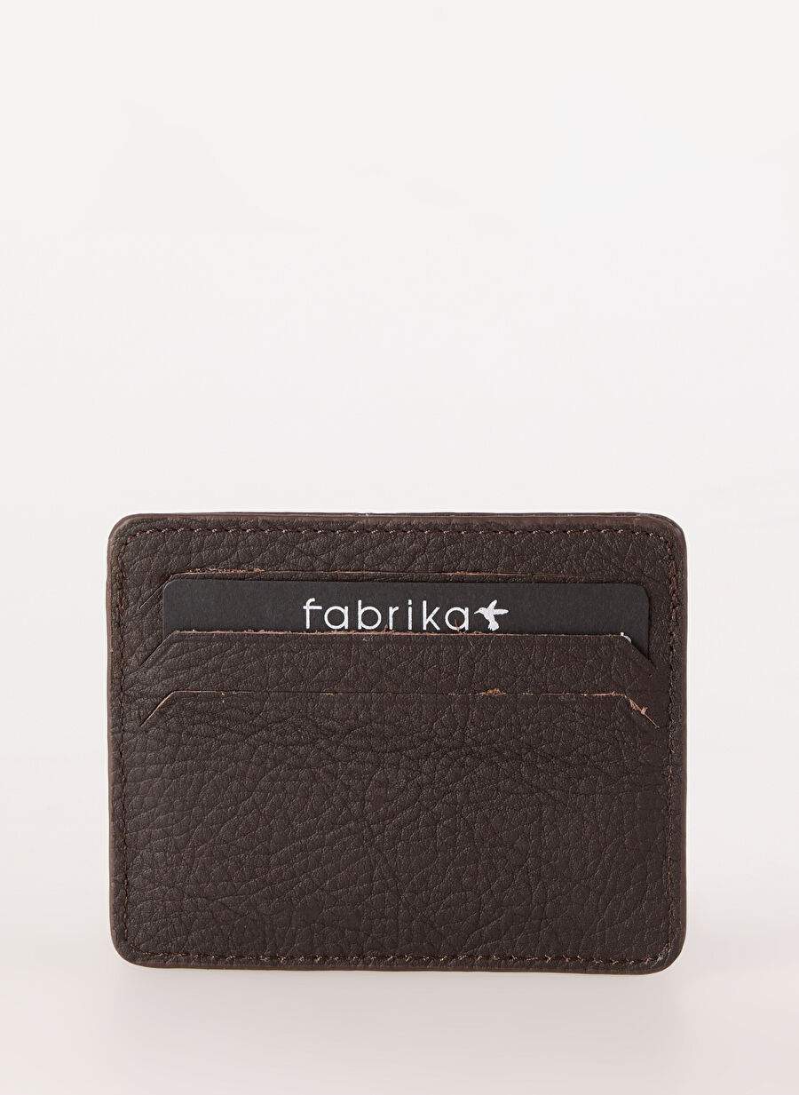 حامل بطاقات الجلد البني الرسمي للرجال FRK 350 Flt Leather — صورة المنتج 3 من 3