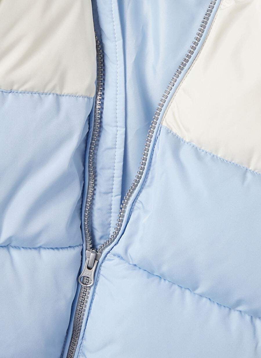 Lmtd Ack Blue Kz Boy Hooded Geometric Vest Nlfmilja Short Jacket — Product image 4 of 6