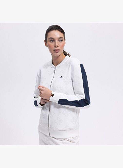 Ellesse Women's Off White Zip-Up Sweatshirt EF375 — Product image 4 of 15