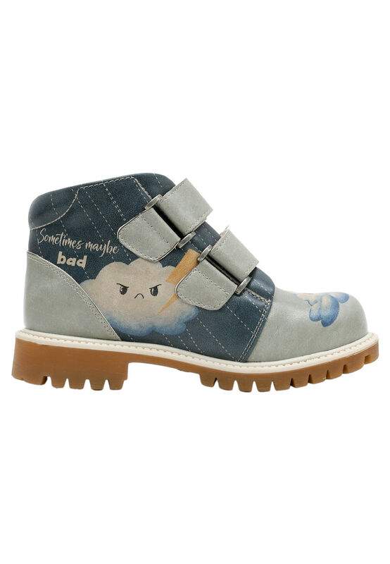 Kids Vegan Leather Turquoise Long Boots - Sometimes Maybe Good Design — Product image 3 of 7