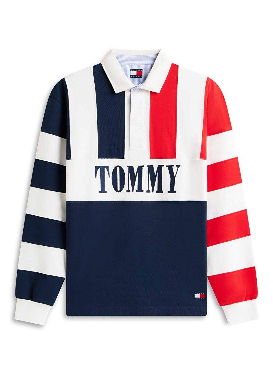 Lacivert Erkek 100 Organik Pamuk Polo T Shirt Dm0dm23054c1g Tjm Rlx Archive Rugby — Product image 5 of 5