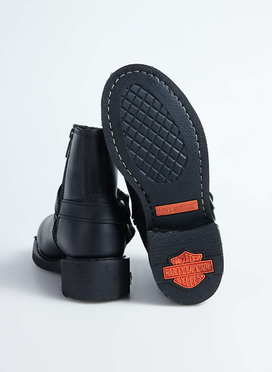 Harley Davidson Siyah Kadın Deri Bot 025Z100641 — Product image 4 of 5