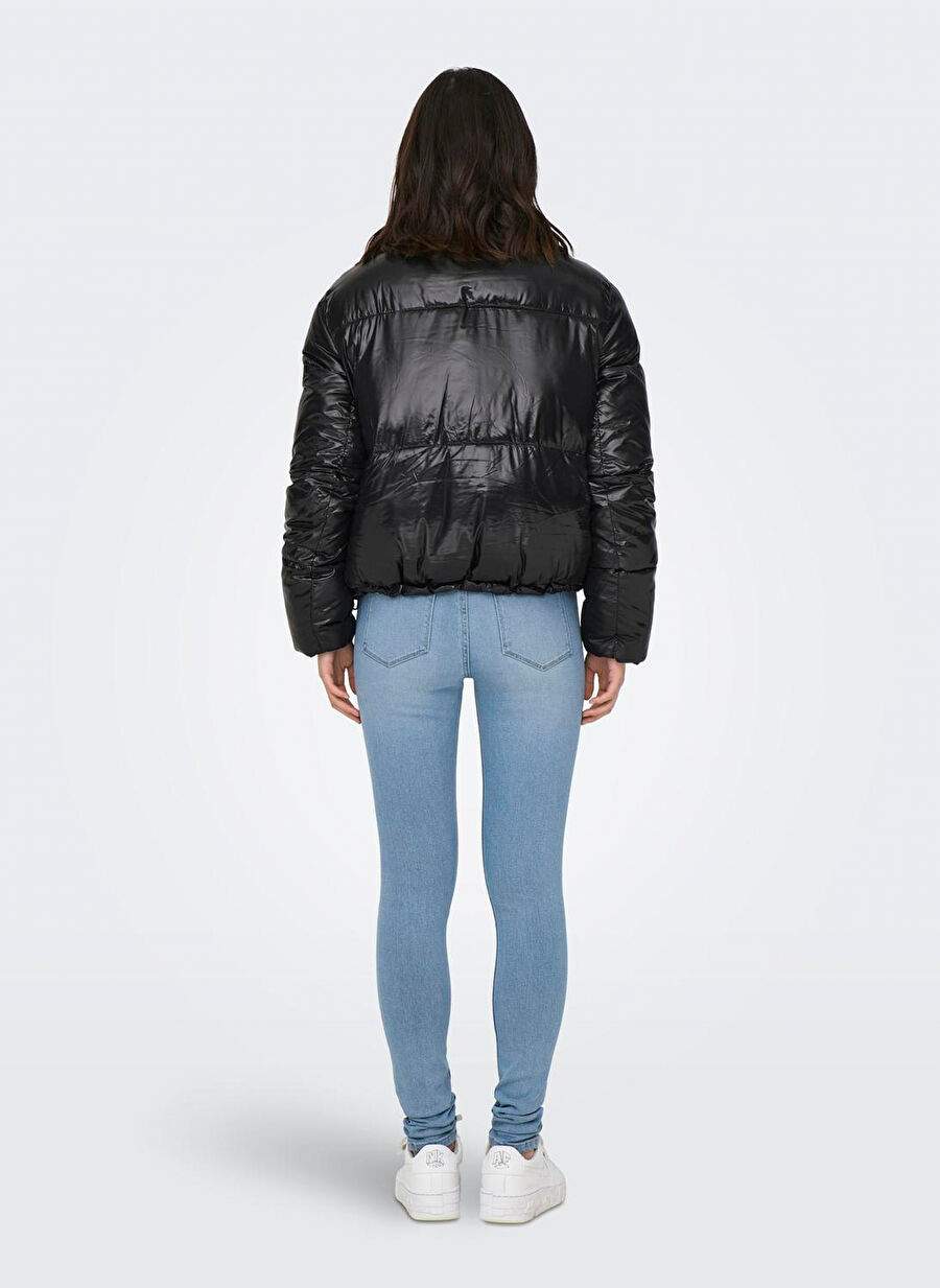 معطف النساء السود فقط ONLSKY SHORT PUFFER CC — صورة المنتج 7 من 7
