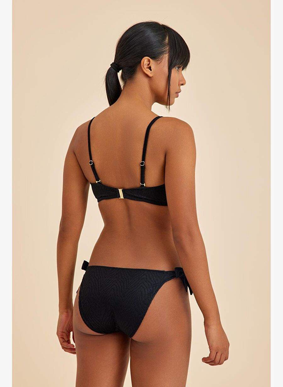 Bali Siyah Yandan Baglamal Bikini Alt — صورة المنتج 3 من 8