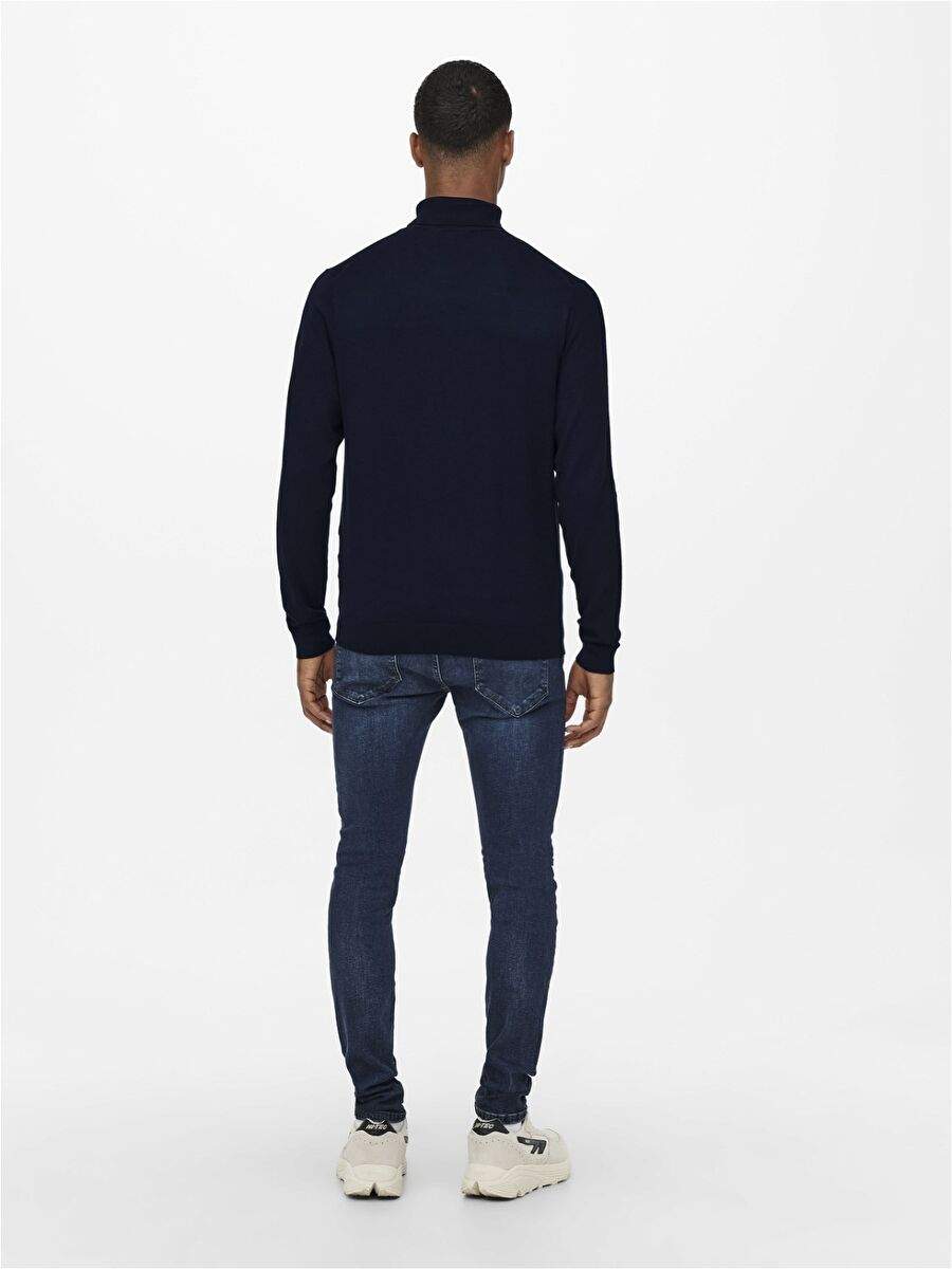 Only & Sons Erkek Mevsimlik Boğazlı Kazak - 22020879 — صورة المنتج 5 من 7