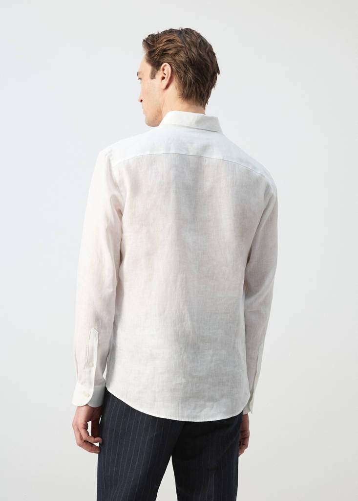 Regular-fit 100% linen shirt — Product image 19 of 30