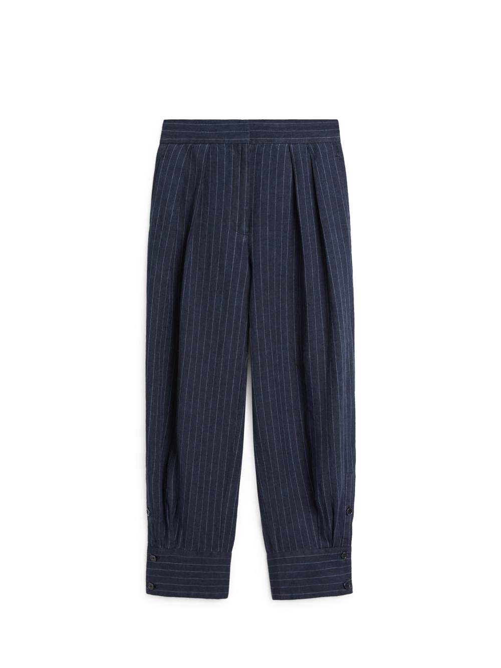 Striped linen sarouel trousers — Product image 19 of 19