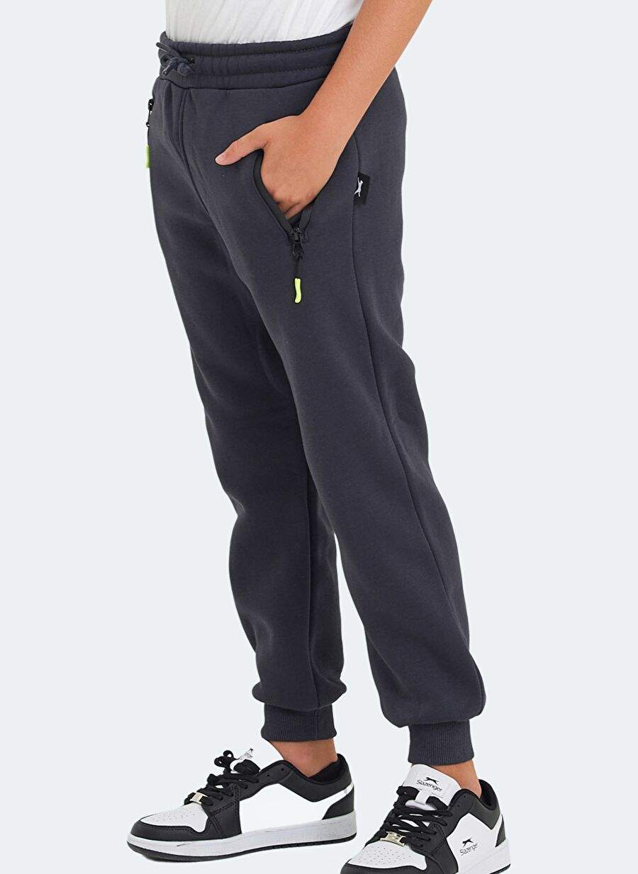 Slazenger Lamis Unisex Cocuk Esofman Alt Koyu Gri — صورة المنتج 1 من 7