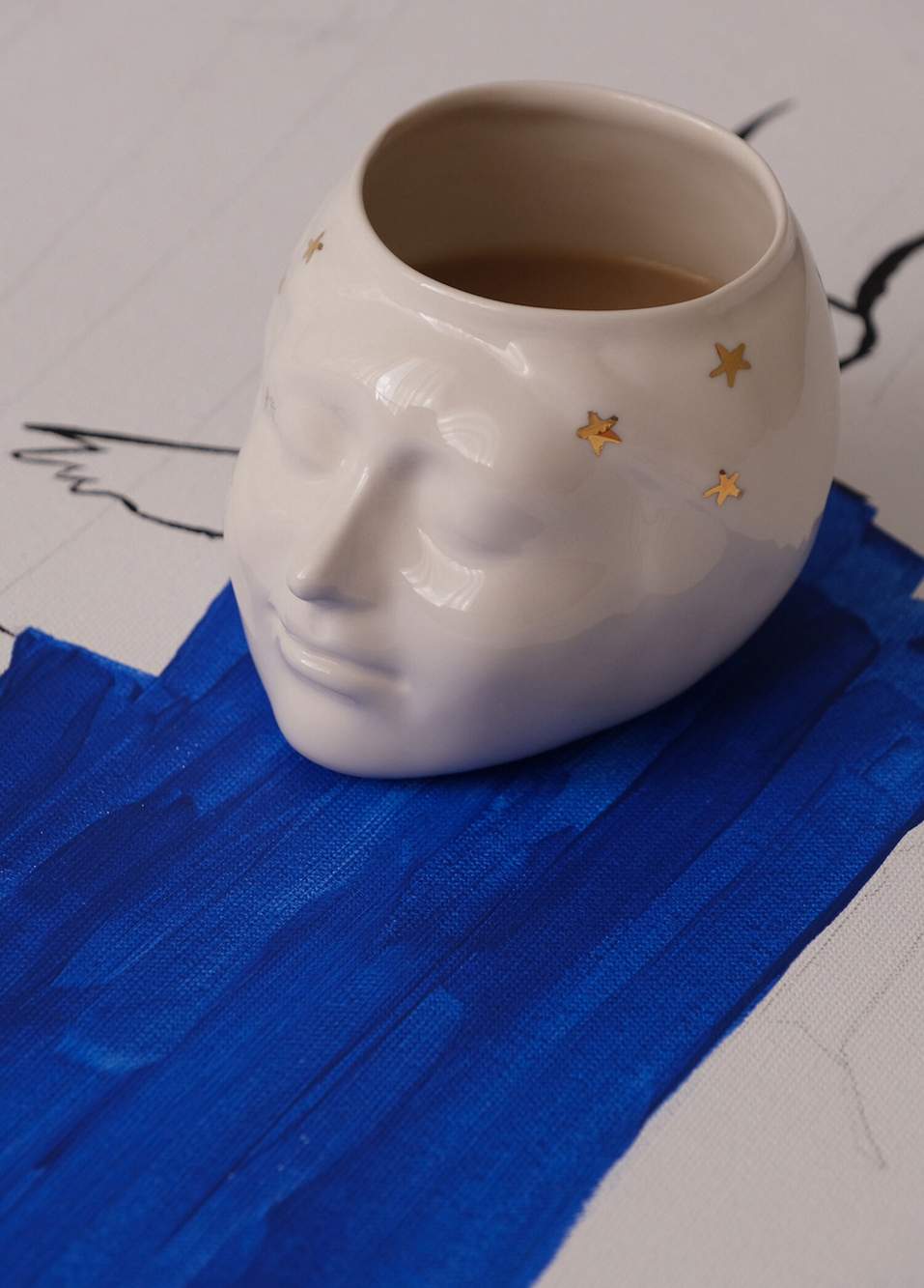 Füreya El Yapımı Krem Porselen Fincan — Product image 4 of 4