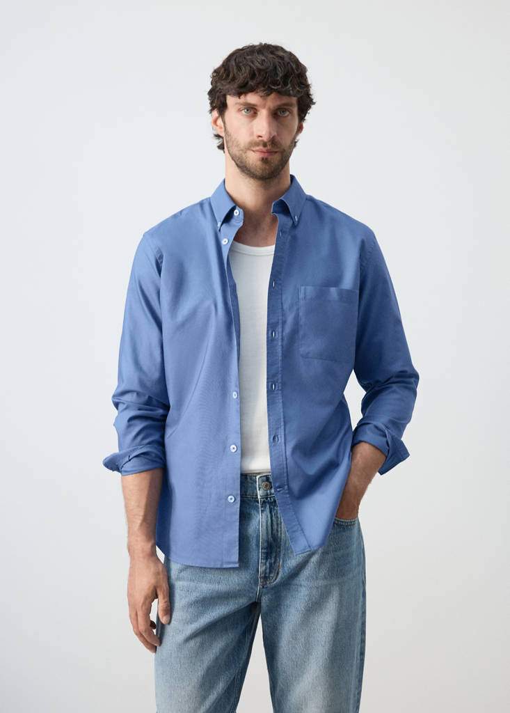 Lightweight Oxford shirt 100% cotton regular fit — Product image 3 of 30