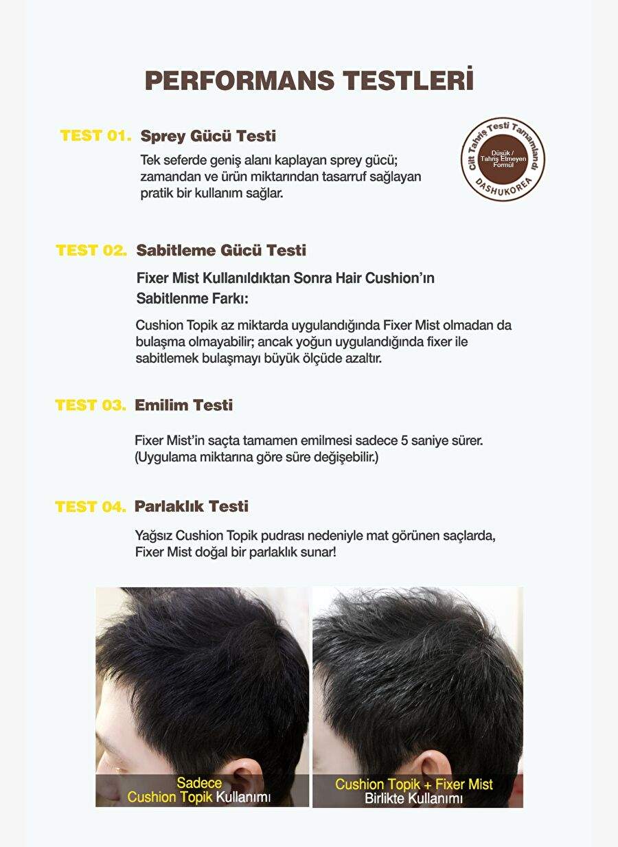 Effective Topic Hair Stabilizer Against Hair Loss DASHU Mist Daily Anti-hair Loss Hair Fixer Mist — Product image 4 of 7