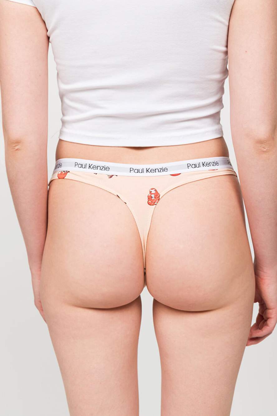 Patterned Women String Panties - Couple Collection Lazy — Product image 4 of 6