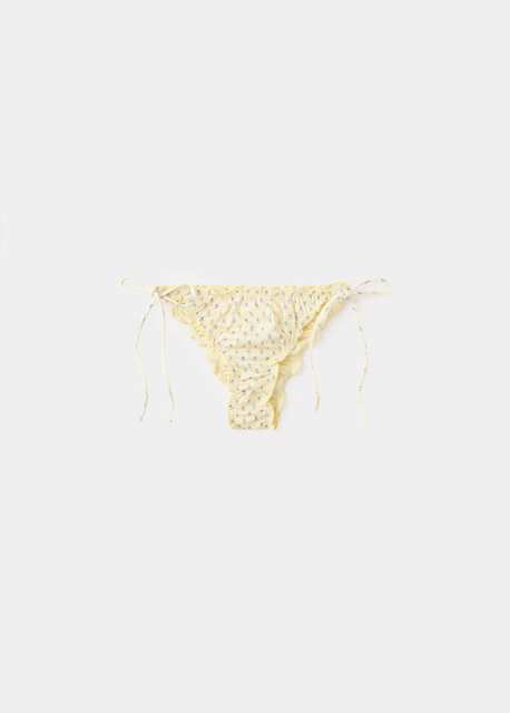 Cheeky floral bikini briefs