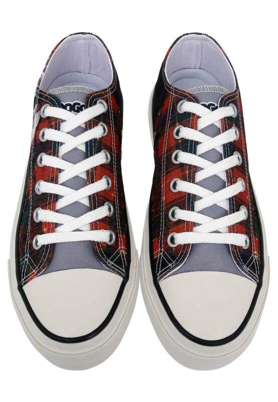 Men Vegan Black Sneakers - Japanese Skull Design — Product image 6 of 9