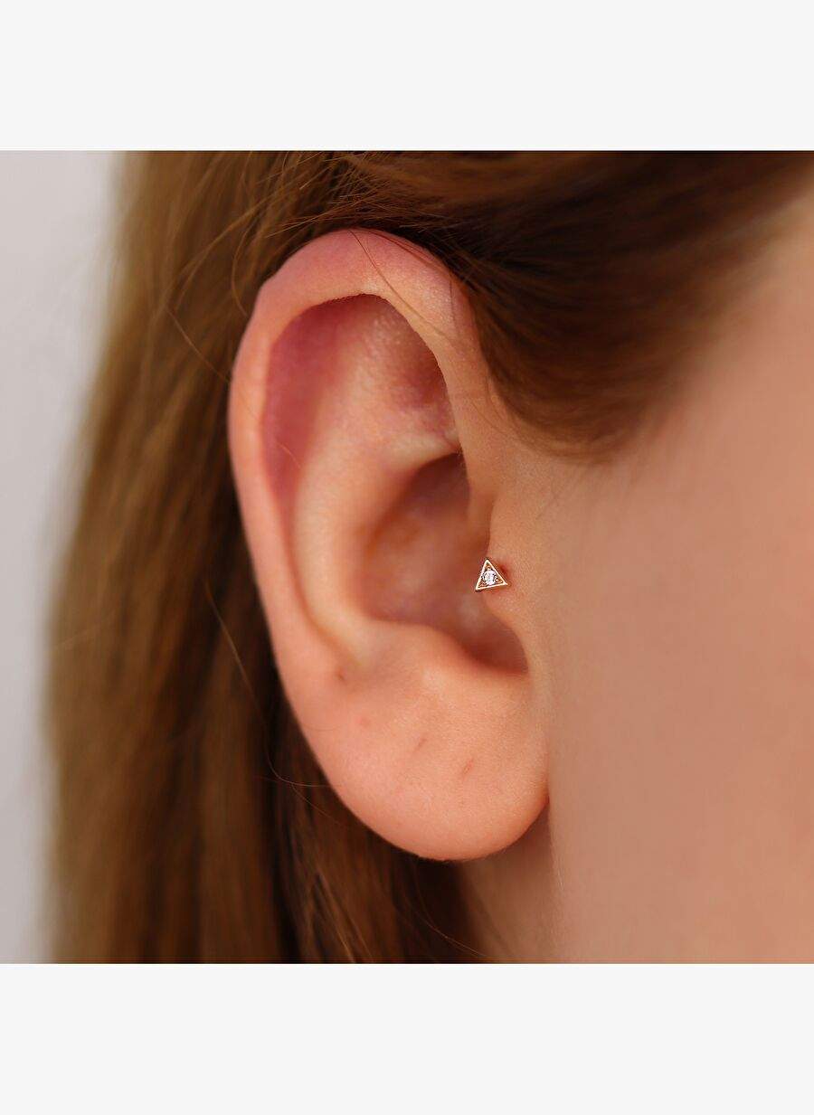 Stoned Triangle Piercing — Product image 3 of 3