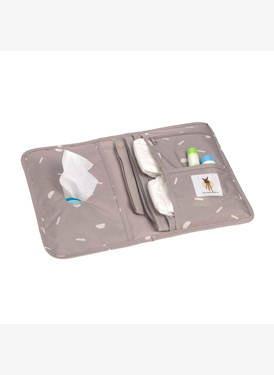 Lassig Changing Pouch Baby Substitution Organizer Taupe — صورة المنتج 4 من 6