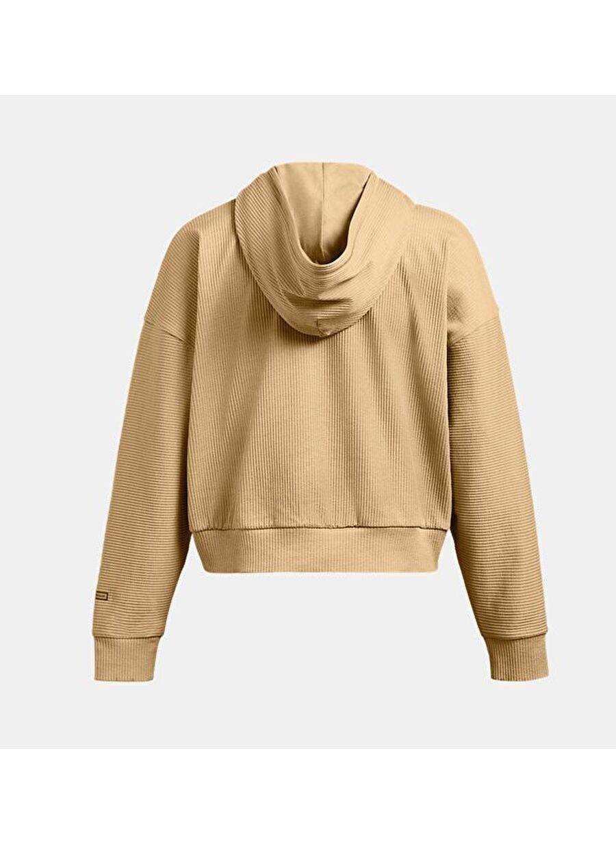 Women's UA Journey Rib Oversized Hooded Top 1382732-263 — Product image 4 of 4
