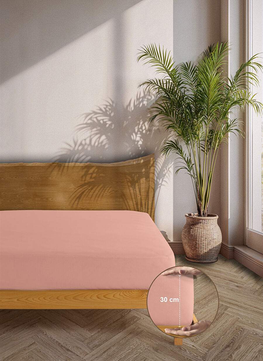 Monolisse Pudra Çarşaf Seti Siena 160x200 LastikliÇarşafSetiP — صورة المنتج 3 من 5