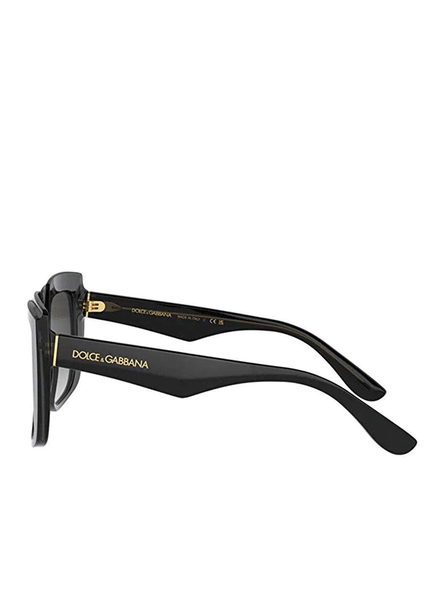 Dolce&Gabbana DG4414 Köşeli Siyah Kadın Güneş Gözlüğü — صورة المنتج 4 من 11