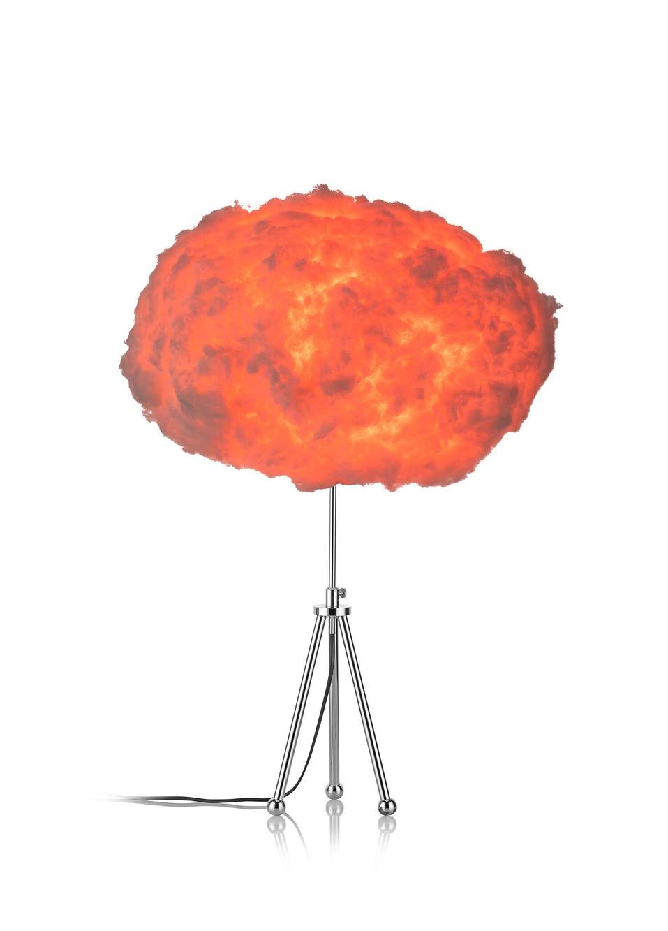 GR001 BouffeeCloud Bulut Aydınlatma Rgb Işık Kumandalı Krom Abajur — Product image 5 of 5