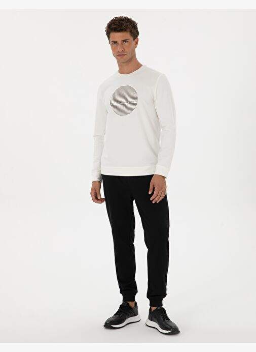 Pierre Cardin Erkek Siyah Slim Fit 3 Iplik Pacas Lastikli Esofman Alt 50317676 Vr046 — Product image 4 of 30