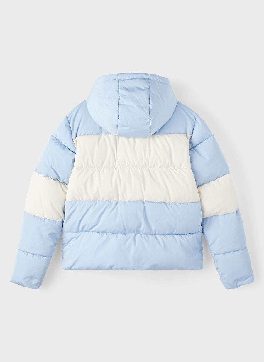 Lmtd Ack Blue Kz Boy Hooded Geometric Vest Nlfmilja Short Jacket — Product image 6 of 6