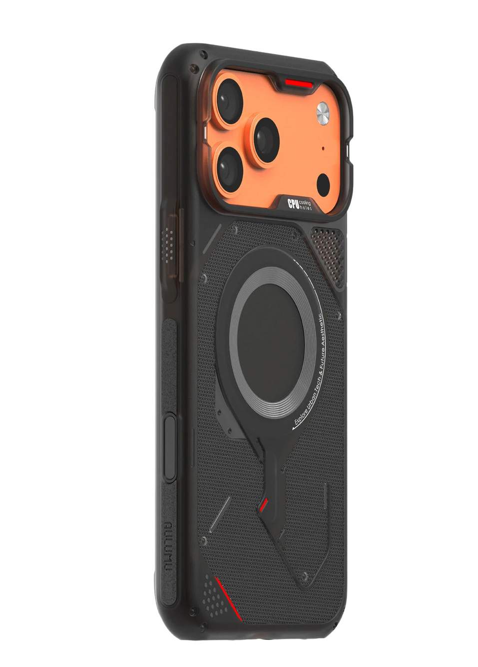 iPhone 17 Pro Max Rugged Soğutma Kanallı Köşe Korumalı Zırh MagSafe Uyumlu Telefon Kılıfı — صورة المنتج 4 من 8