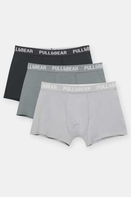 Pack of 3 grey boxers