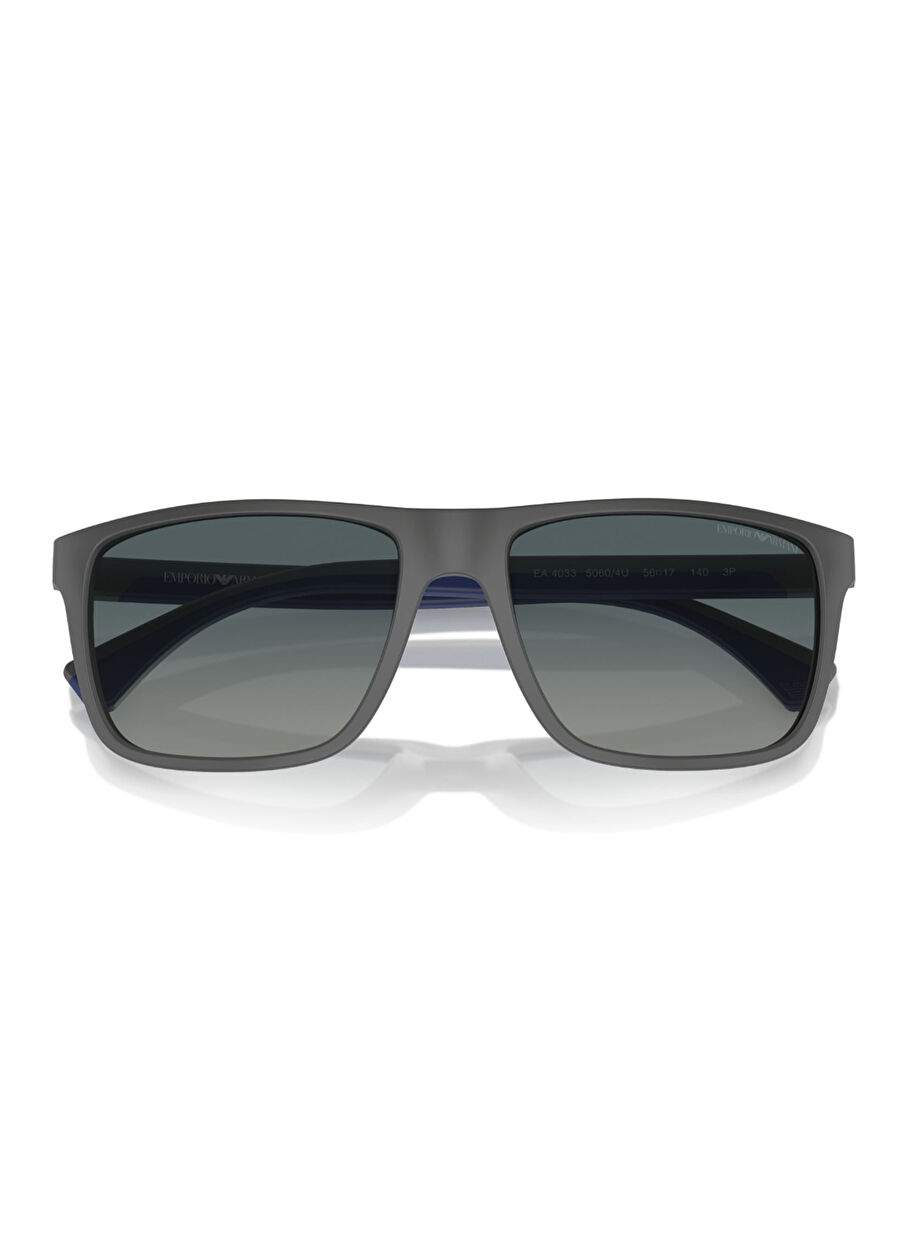 Emporio Armani EA4033 Köşeli Gri Erkek Polarize Güneş Gözlüğü — Product image 4 of 5