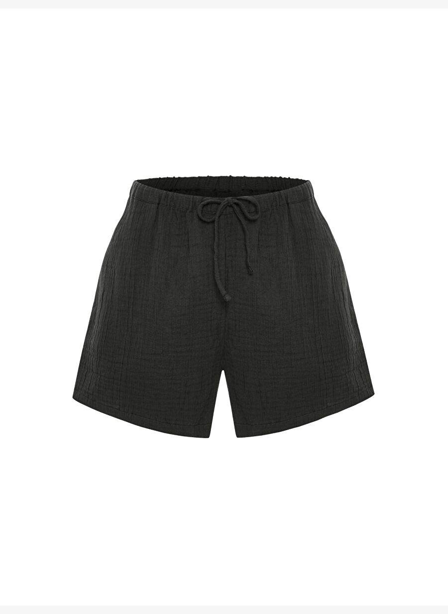 Kaya Drawstring Shorts - Anthracite — Product image 7 of 8