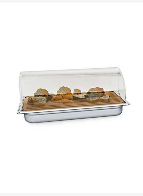 Satine Rolltop Covered Bread Basket