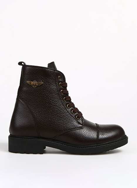 Bulldozer Brown Women Leather Boots BUL-240507