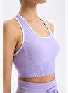 Line Detailed Eyelash Sports Bra Amethyst Purple — Product image 22 of 30
