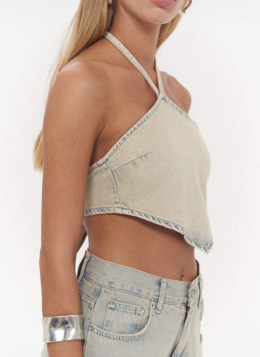 Seday Dirty Green Ucgen Kot Crop — Product image 11 of 35