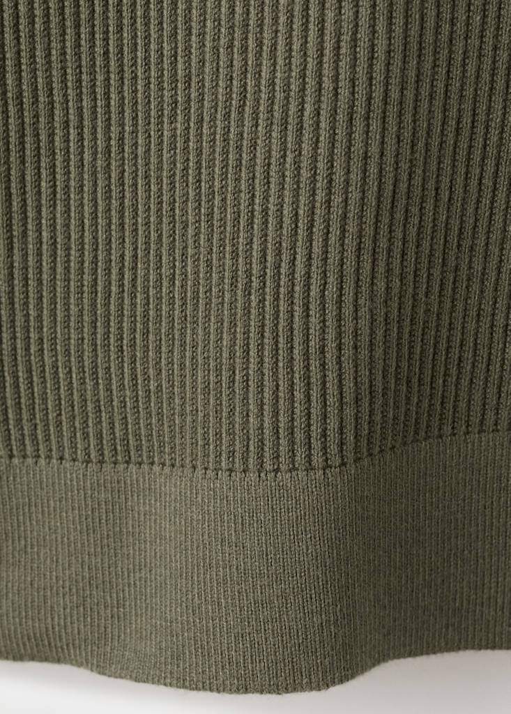 Ribbed sweater with zip neck — Product image 23 of 30