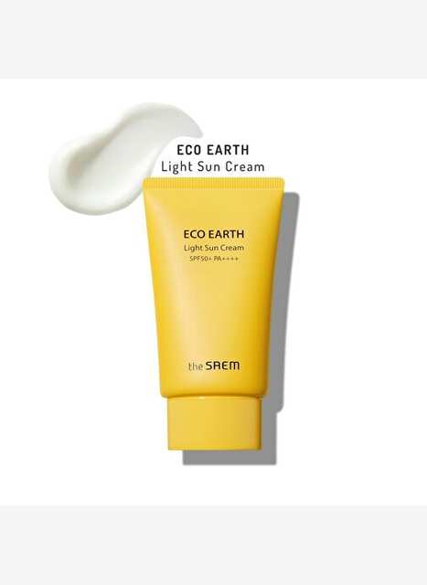 The Saem Eco Earth Light Sun Cream SPF 50+ ve PA++++ 50 gr