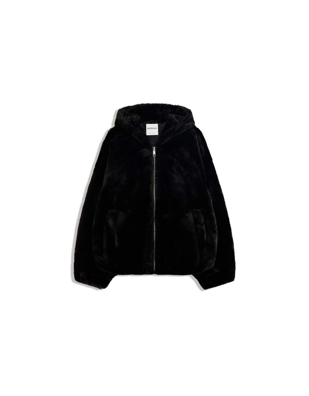 Hooded faux fur jacket — Product image 8 of 11